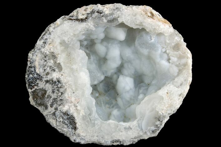 Las Choyas Coconut Geode Half with Chalcedony - Mexico #165533